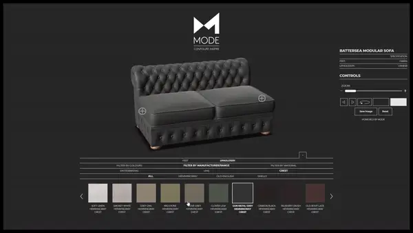 3D Configurator Chairs | Furniture Customisers