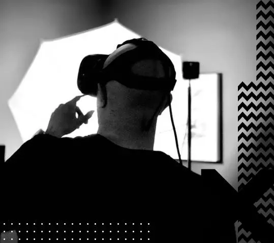 vr headset user cardiff