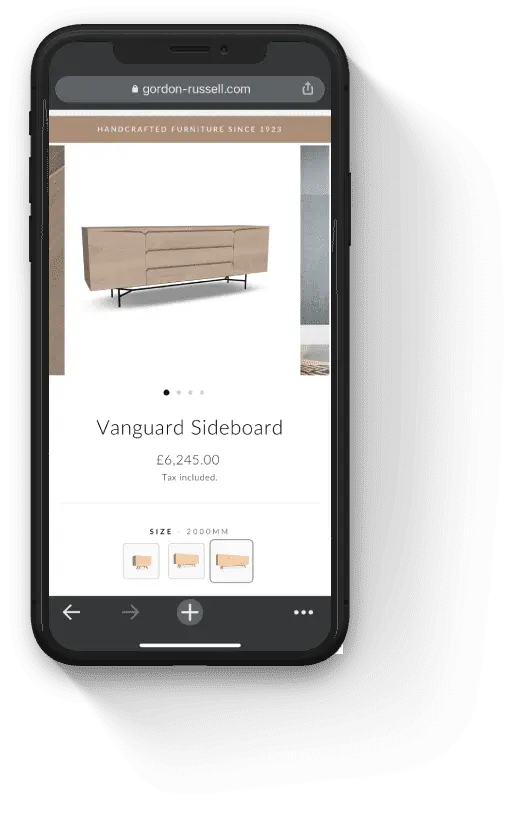 High-impact 3D Visuals and web marketing solutions for furniture | Gordon Russell