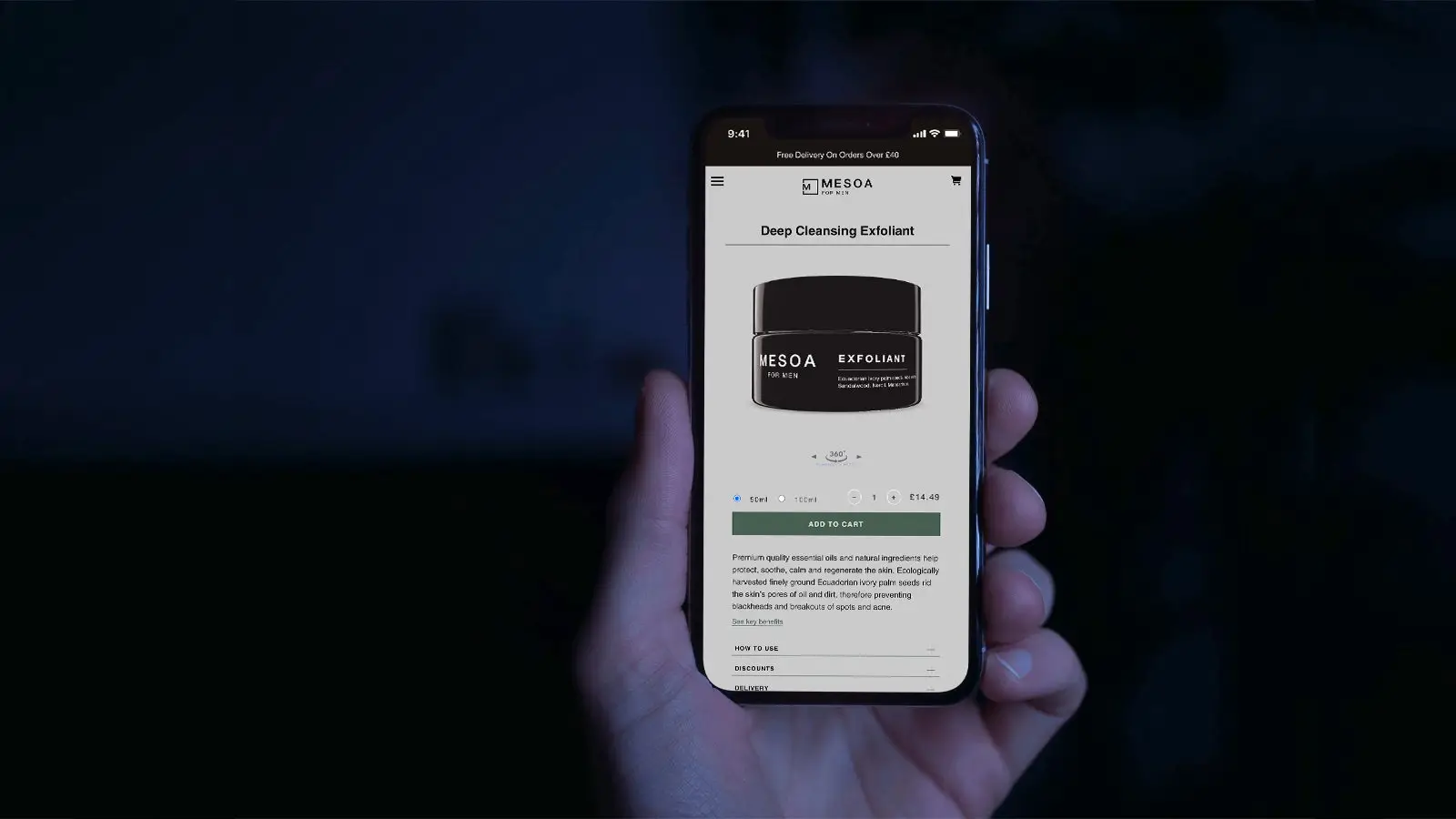 Mesoa For Men 3D Product Viewers | For online retail
