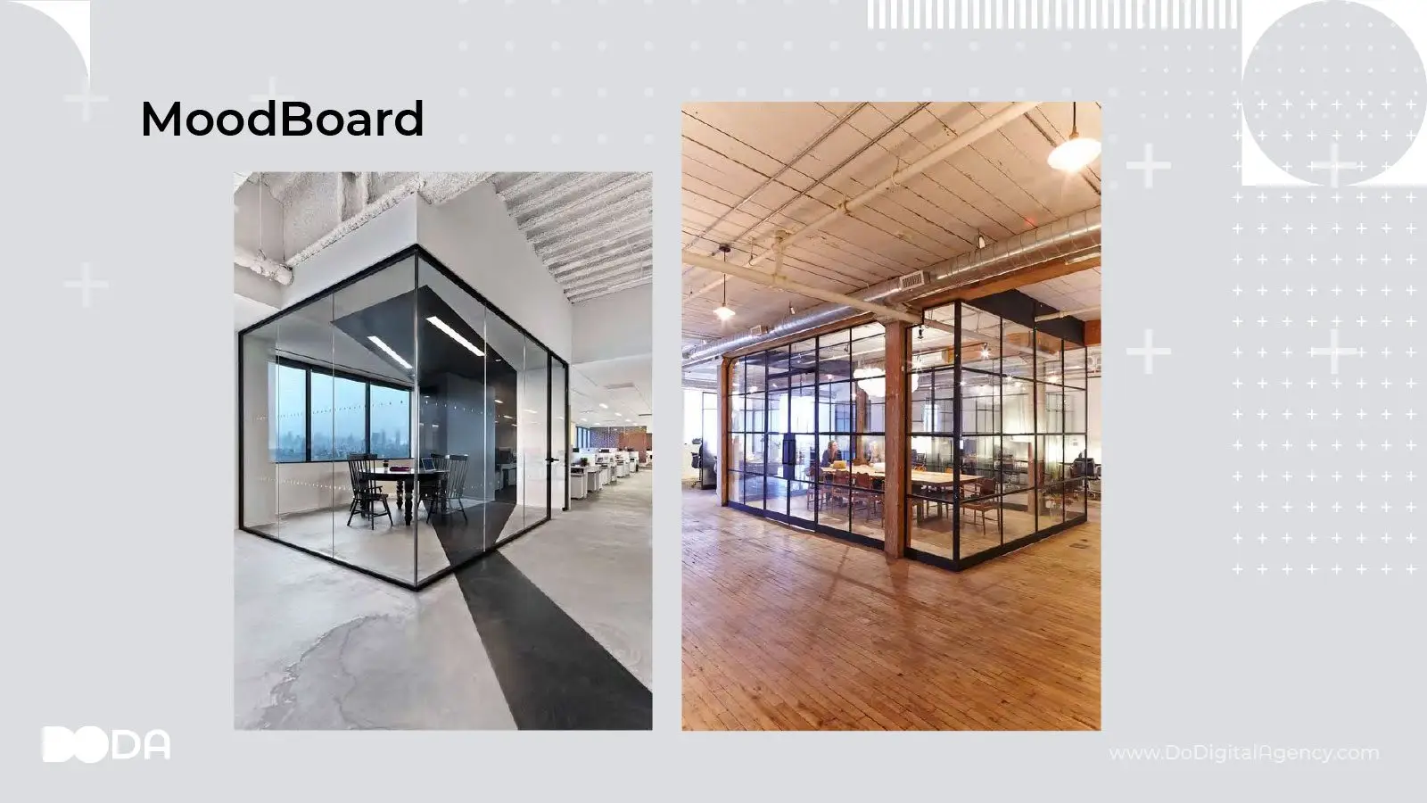 3D Virtual Showrooms 3D virtual showroom moodboard