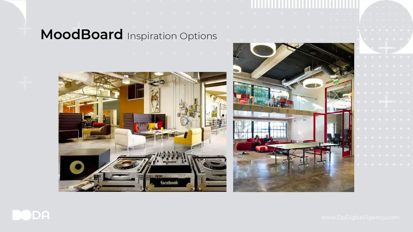 3D Virtual Showrooms 3D virtual showroom moodboard