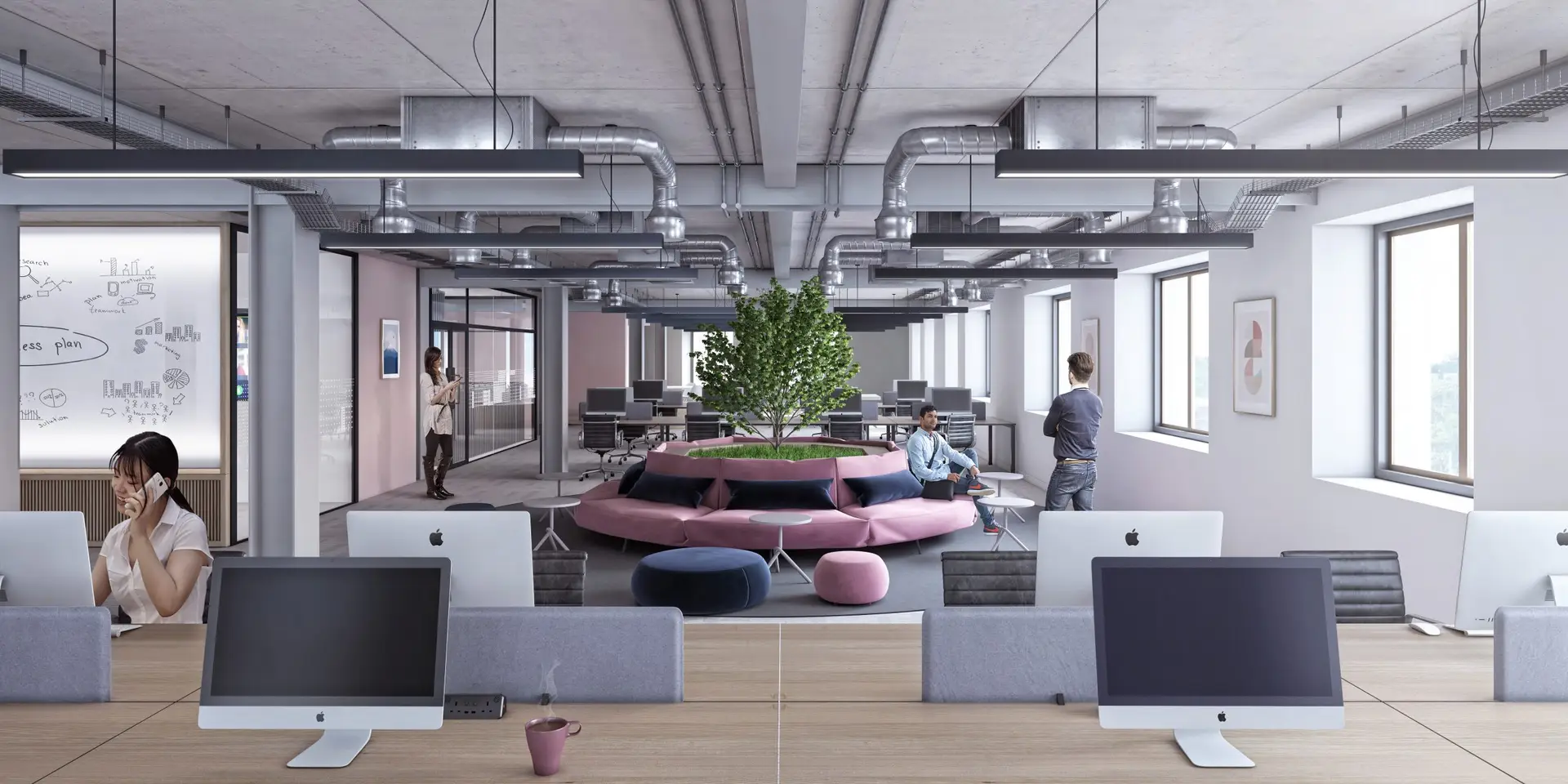 Brixton House, Office Brand, Website & 3D Visuals