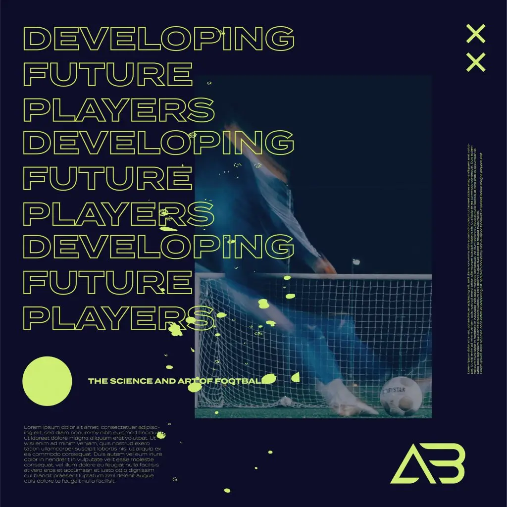 Advertising Services and brand design for AB Football