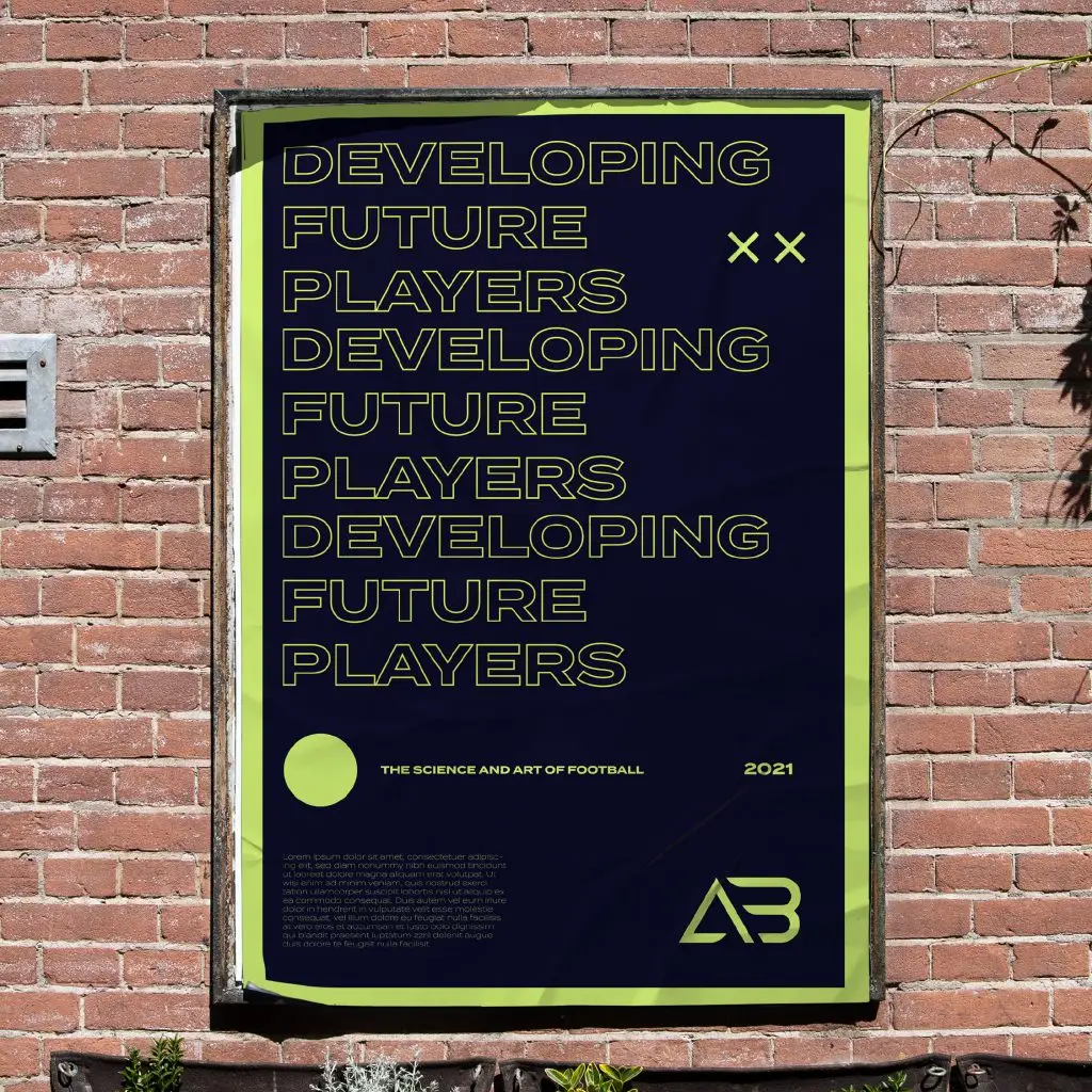 Advertising Services and brand design for AB Football