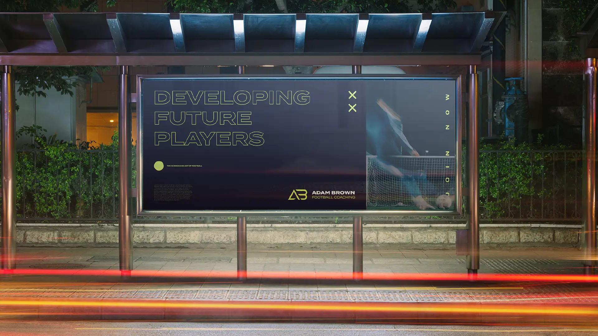 Advertising Services and brand design for AB Football