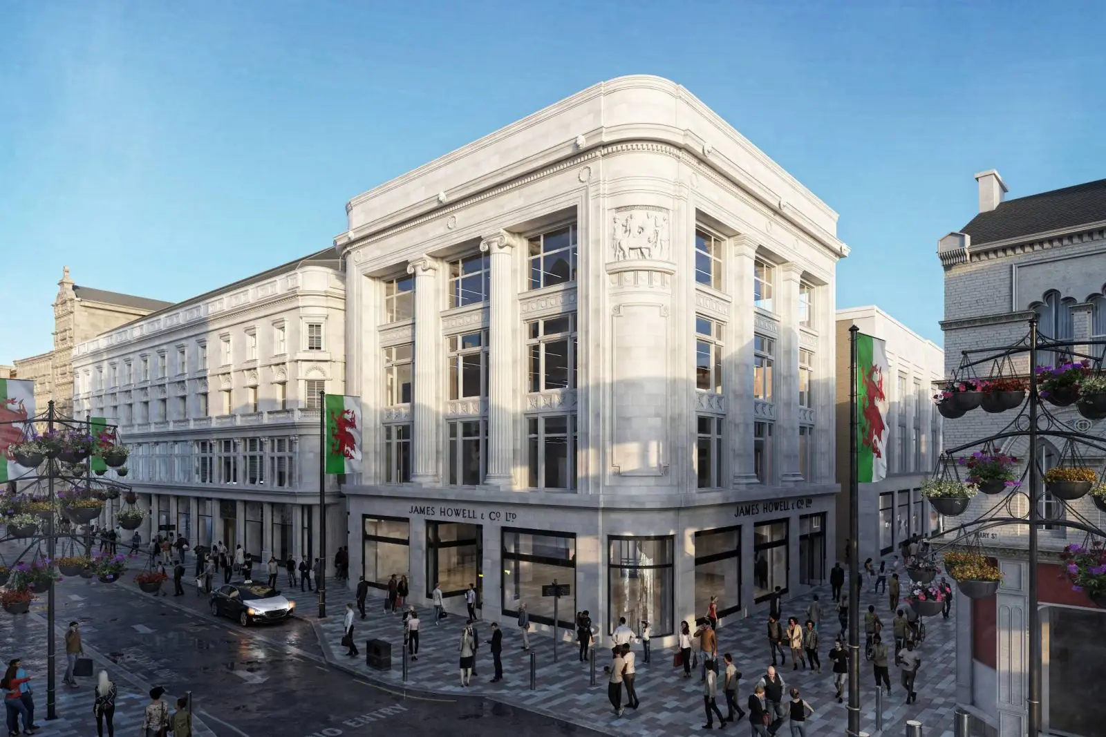 Howells Cardiff: Stunning 3D Visualisation by DoDA Discover Our 3D Architectural Visualisation in Cardiff