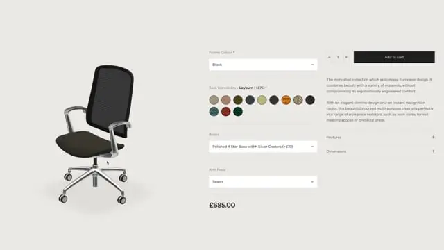 3D Configurator + E-commerce Design | Interactive Shopping Redefined | Boss At Home