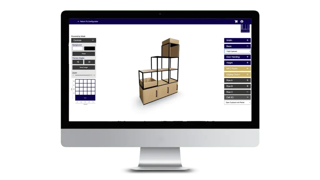 Shelving Configurator wit 1000's of options | mobili