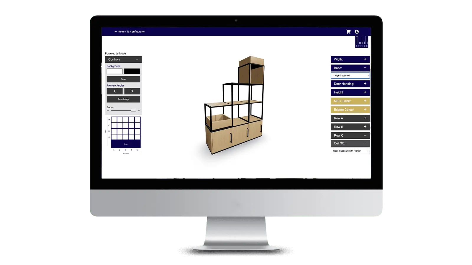 Shelving Configurator wit 1000's of options | mobili