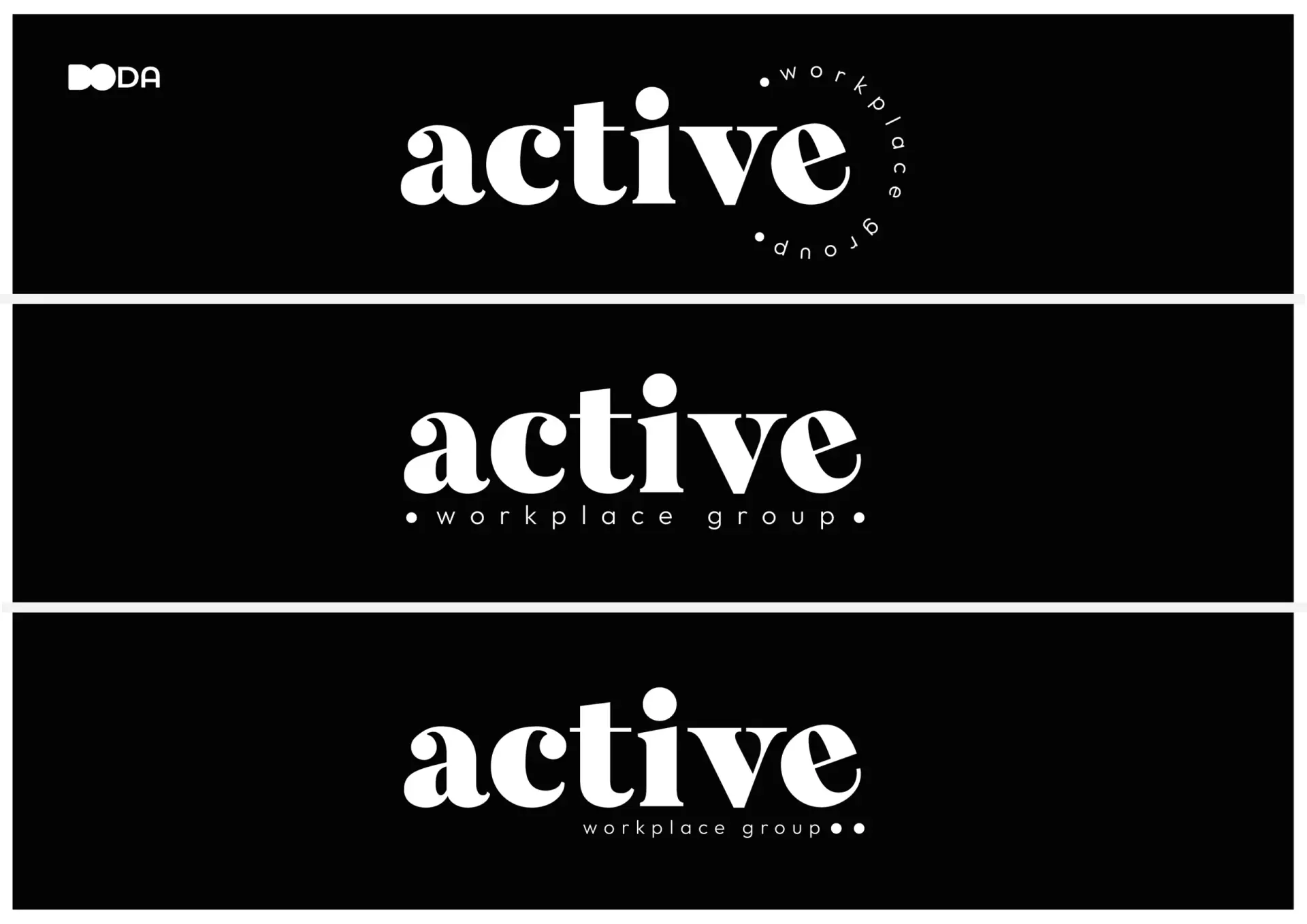 active workplace group logo concepts