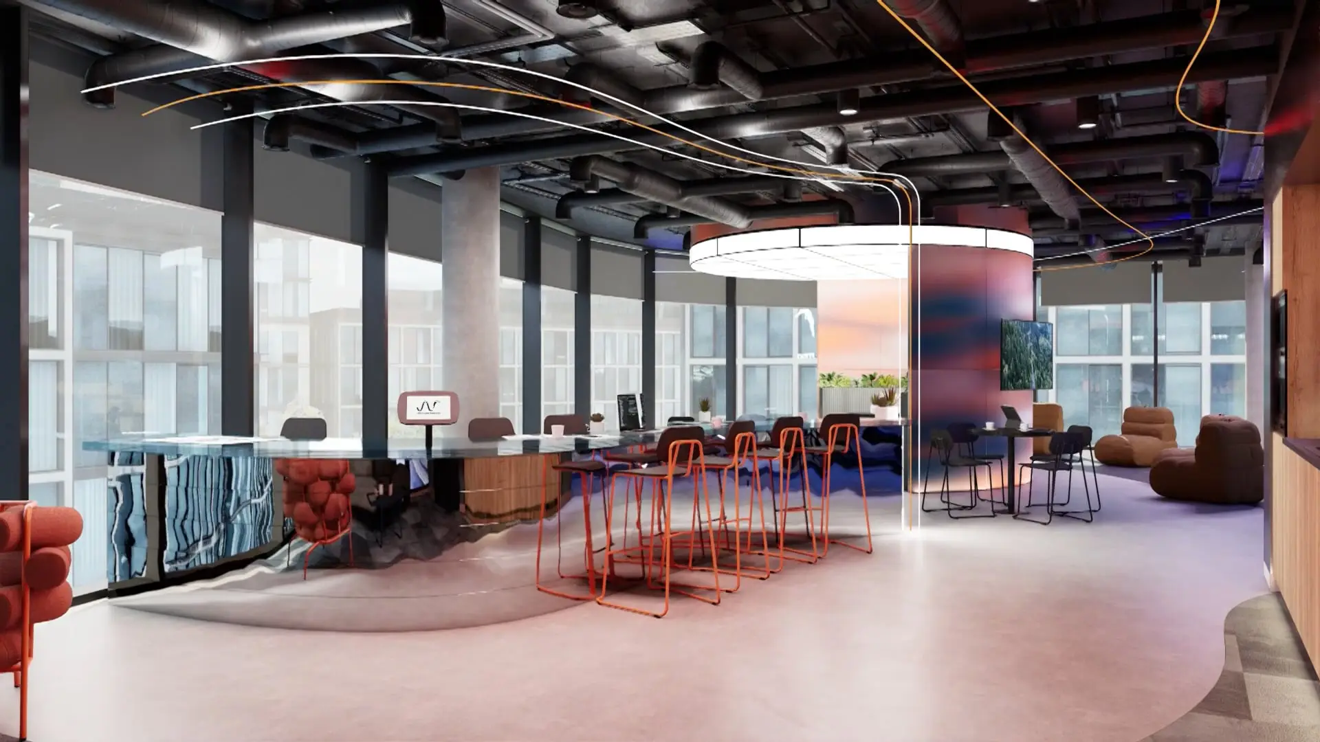 office furturistic design