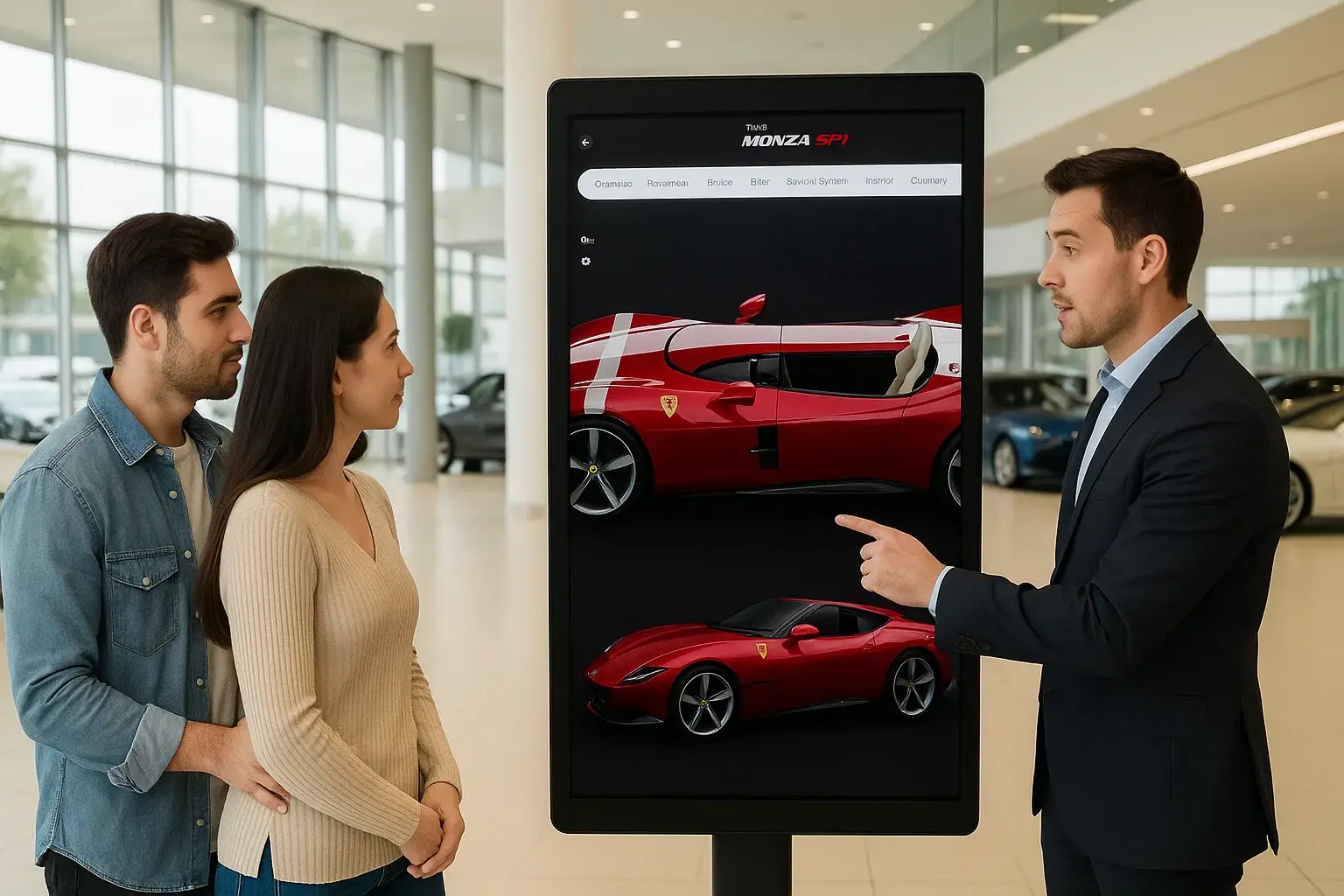 Product Showroom Experiences car configurator